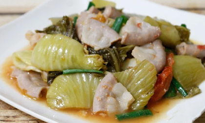 Món lòng xào dưa ngon bất ngờ chỉ với 1 mẹo cực hay