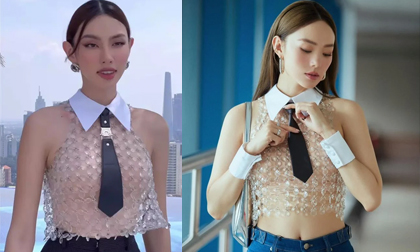 Lên đồ với mốt 'mặc như không mặc', Thùy Tiên xinh đẹp nức tiếng vẫn 'lép vế' trước đàn chị