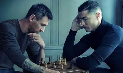 Messi và Ronaldo lần đầu tiên cùng nhau đăng 1 bức ảnh