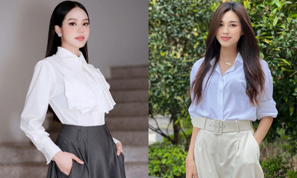 So kè phong cách thời trang đến trường của dàn hậu Việt: Thanh Thủy thanh lịch, Đỗ Thị Hà xinh đẹp sang chảnh