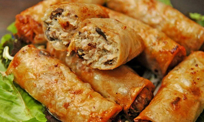 Thay miến bằng thứ bột này, nem rán lên vàng giòn thơm ngon, lại không lo bị ỉu