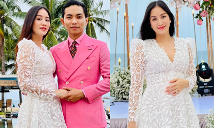 Khánh Thi khoe trọn vóc dáng thật sau thông báo mang thai con thứ 3
