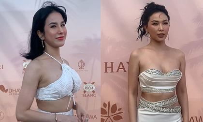 Diệp Lâm Anh có cách ứng xử 'cao tay' khi chạm mặt Quỳnh Thư tại sự kiện