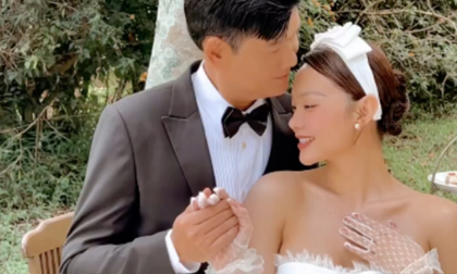 Minh Hằng lần đầu khoe ảnh cưới, chính thức để lộ mặt chồng đại gia trước thềm kỷ niệm 1 năm ngày cưới