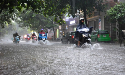 Chiều và tối nay, nhiều khu vực có mưa to đến rất to