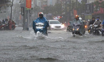 Từ đêm nay, nhiều khu vực có mưa to đến rất to