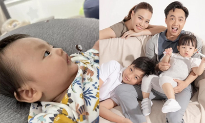 Đàm Thu Trang khoe cận dung mạo quý tử mới sinh, chính thức gia nhập hội 'đẻ thuê'