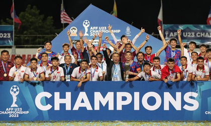 Vô địch U23 Đông Nam Á, U23 Việt Nam được thưởng lớn