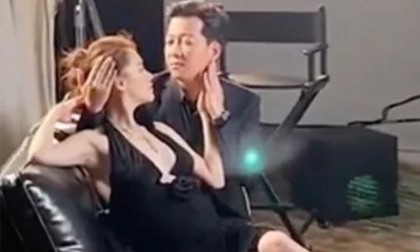 Trường Giang và Nhã Phương khiến dân tình ghen tỵ với loạt khoảnh khắc 'tình bể bình' ở hậu trường chụp ảnh