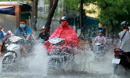 Mưa lớn ở khu vực Hà Nội tiếp tục kéo dài đến khi nào?
