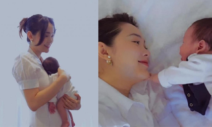 Minh Hằng lần đầu khoe cận dung mạo con trai mới sinh, nhan sắc 'mẹ bỉm' gây sốt