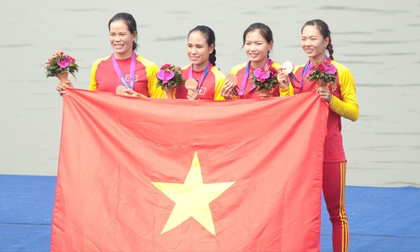 Rowing Việt Nam giành tấm HCĐ đầu tiên cho Đoàn Thể thao Việt Nam