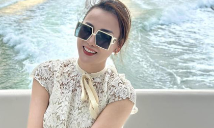Phương Oanh lần đầu lộ diện sau khi thông báo mang thai, phản ứng dễ thương khi vợ Công Lý gọi là 'mẹ bầu'