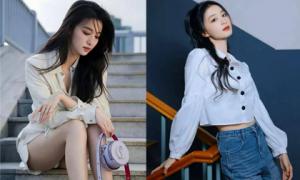 'Bản sao Lưu Diệc Phi' biến hóa đa dạng phong cách với áo sơ mi, đơn giản nhưng nổi bật