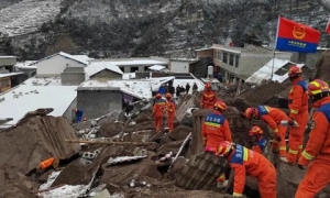 Lở đất ở Trung Quốc: 8 người chết, hàng chục người mất tích