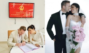 Minh Tú chính thức đăng ký kết hôn cùng bạn trai người Đức, nay đã thành vợ chồng hợp pháp 
