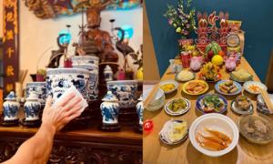 Nên lau dọn bàn thờ trước hay sau cúng ông Công ông Táo? Cách lau dọn bàn thờ đón Tết đúng nhất?