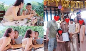 Minh Hằng tổ chức sinh nhật cho quý tử ở resort 1 tỷ đồng/3 đêm, ông xã hiếm hoi lộ diện 