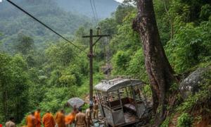 Đứt cáp treo tự chế, 8 nhà sư tử vong