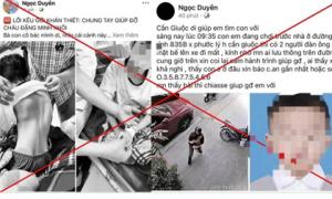 'Bác' thông tin vụ bắt cóc trẻ em trên mạng