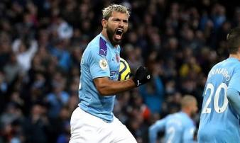 Aguero nổ súng, Man City thắng ngược nhọc nhằn tại Etihad Aguero nổ súng, Man City thắng ngược nhọc nhằn tại Etihad