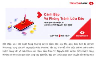 Ngân hàng 'nóng ruột' cảnh báo các thủ đoạn lừa đảo dịp cận Tết Ngân hàng 'nóng ruột' cảnh báo các thủ đoạn lừa đảo dịp cận Tết
