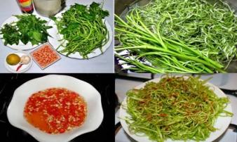 Biến tấu với món nộm rau muống giòn sần sật, ngon xoắn lưỡi cứ làm theo cách đơn giản này Biến tấu với món nộm rau muống giòn sần sật, ngon xoắn lưỡi cứ làm theo cách đơn giản này