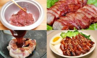 Nướng thịt bằng nồi cơm điện chỉ 30 phút đã có món ăn cực ngon, 'tưởng không dễ mà dễ không tưởng' Nướng thịt bằng nồi cơm điện chỉ 30 phút đã có món ăn cực ngon, 'tưởng không dễ mà dễ không tưởng'