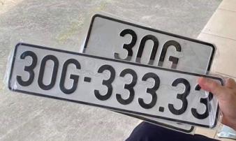 Bốc trúng biển số 'ngũ quý 3', chủ xe Vios được chào mua lại ngay với giá 3,3 tỷ đồng Bốc trúng biển số 'ngũ quý 3', chủ xe Vios được chào mua lại ngay với giá 3,3 tỷ đồng