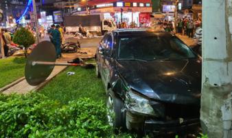 Nữ tài xế 23 tuổi lái Camry tông một loạt xe máy ở Sài Gòn khai do đạp nhầm chân ga Nữ tài xế 23 tuổi lái Camry tông một loạt xe máy ở Sài Gòn khai do đạp nhầm chân ga