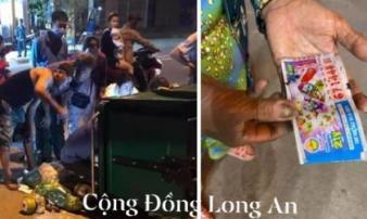 Long An: Cả xóm lục tung từng thùng rác giữa đêm khuya để tìm 12 tờ vé số trị giá 180 triệu Long An: Cả xóm lục tung từng thùng rác giữa đêm khuya để tìm 12 tờ vé số trị giá 180 triệu