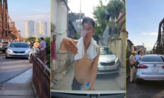 Tài xế say xỉn lái ô tô vào cầu Long Biên gây 'náo loạn' bị xử phạt 45 triệu đồng Tài xế say xỉn lái ô tô vào cầu Long Biên gây 'náo loạn' bị xử phạt 45 triệu đồng