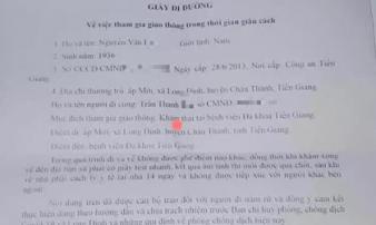 Cụ ông 85 tuổi được cấp giấy đi đường để... khám thai, chính quyền xã nói gì? Cụ ông 85 tuổi được cấp giấy đi đường để... khám thai, chính quyền xã nói gì?