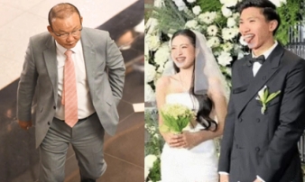 Chi tiết bí ẩn nhất đám cưới Văn Hậu - Hải My: Thầy Park nói gì mà cặp đôi phản ứng thế này!