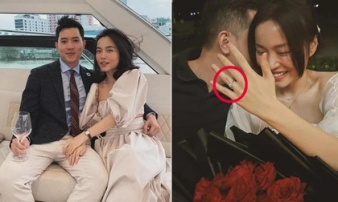 'Cơ trưởng đẹp trai nhất Việt Nam' cầu hôn bạn gái bằng nhẫn kim cương cỡ 'khủng'