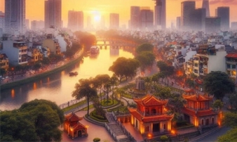 Sắp có công viên nằm ven sông lớn nhất Hà Nội thuộc địa bàn 4 quận