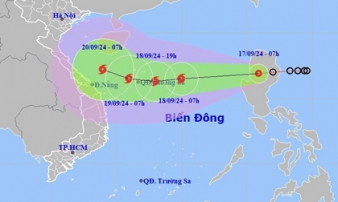 Diễn biến áp thấp nhiệt đới gần biển Đông