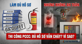 Thi công phòng cháy chữa cháy: Vì sao nhiều công trình “Làm đủ hồ sơ” nhưng vẫn không an toàn?