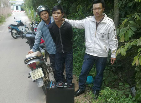 “Hiệp sĩ” Bình Dương trong một lần bắt trộm