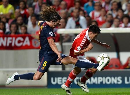 Barca quá mạnh so với Benfica