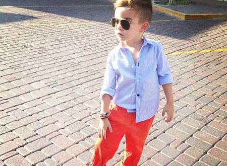 Alonso Mateo, người mẫu nhí người Mexico đang gây sốt.