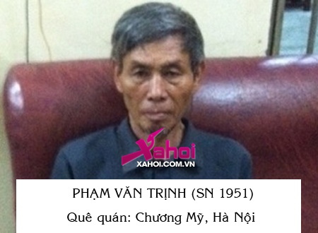 Phạm Văn Trịnh tại cơ quan công an