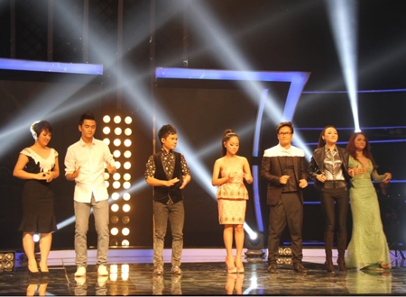 Top 7 Vietnam Idol 2012 trong đêm Gala 4