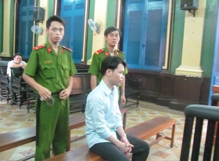 Bị cáo Bùi Minh Kỳ tại phiên tòa sơ thẩm