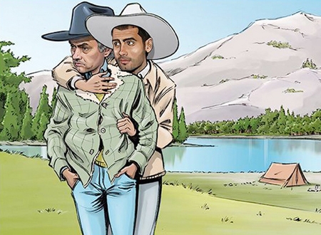 Pep và Mou khiến người xem nhớ về bộ phim về đề tài đồng tính, Brokeback Mountain