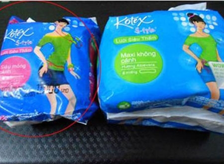 Băng vệ sinh Kotex nhái rất giống hàng thật