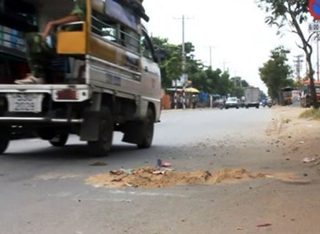 Xe tải gây tai nạn. (Ảnh minh họa)