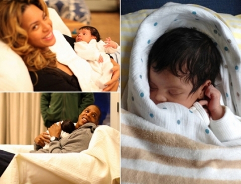 Cặp đôi ca sĩ R&B Jay-Z và Beyoncé chào đón cô con gái Blue Ivy