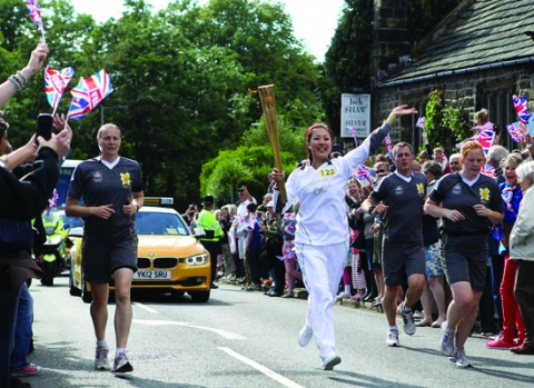 Lễ rước đuốc Olympic London 2012 đã mang lại bầu không khí lễ hội thực sự trên khắp Vương quốc Anh