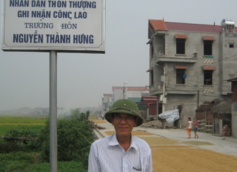 Trưởng thôn Nguyễn Thành Hưng